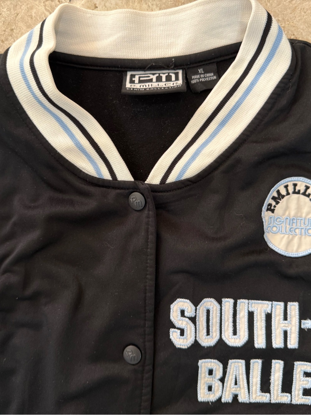 Peter Millar South City Ballers Y2K Baseball Jersey Shirt Size XL - Picture 6 of 6